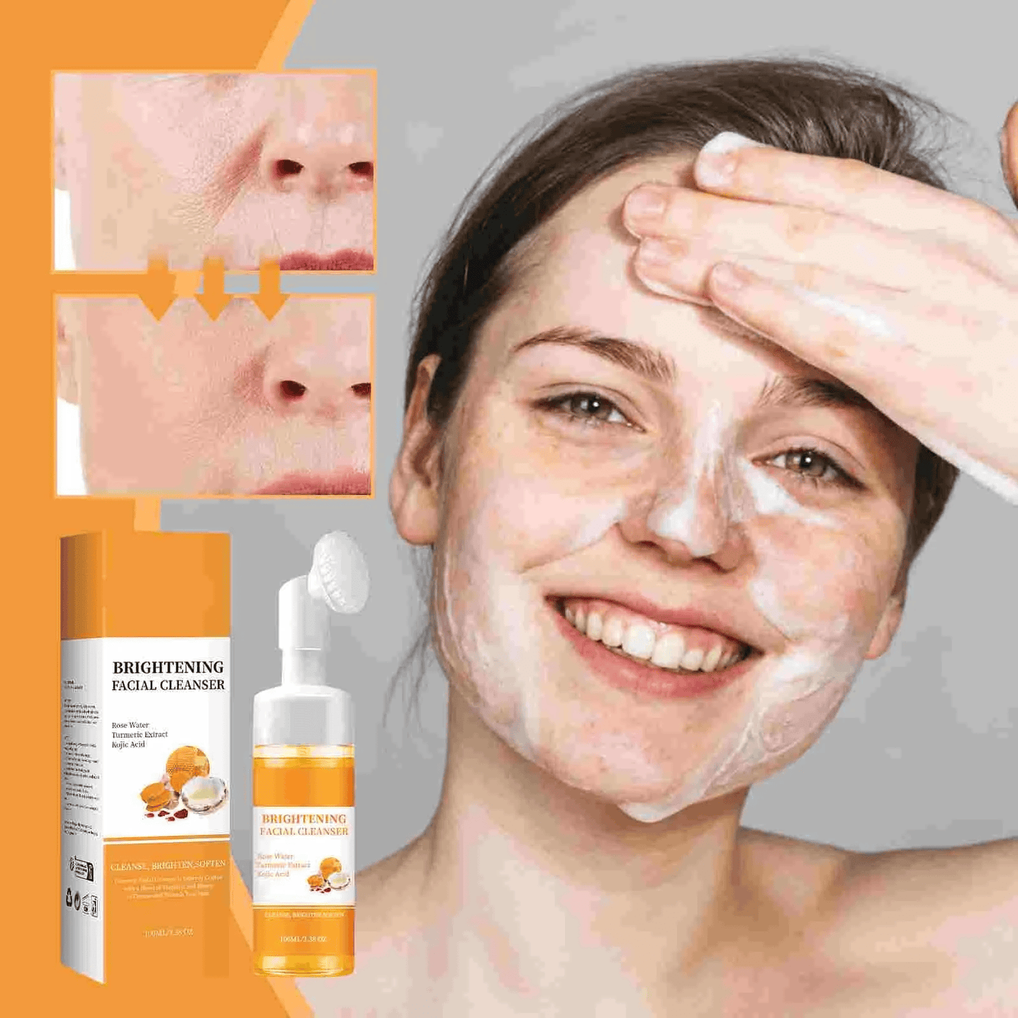 Brightening Foaming Face Wash - Nilola