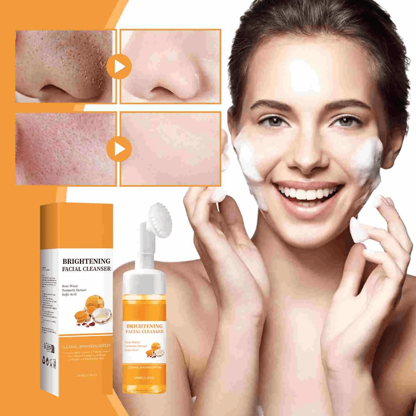 Brightening Foaming Face Wash - Nilola