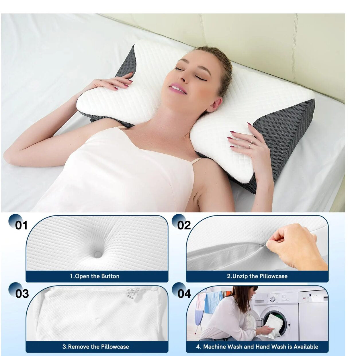 #1 Rated Premium Relief Pillow | OrthoPillow