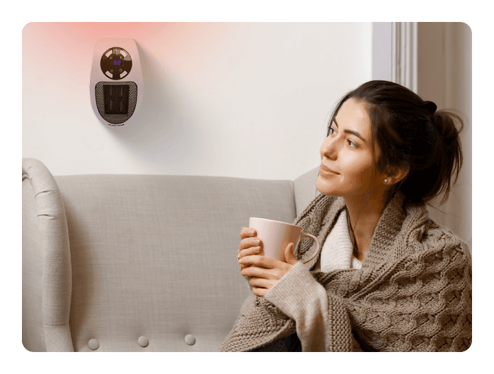 Mega Heater | Portable Electric Space Heater | Compact Comfort