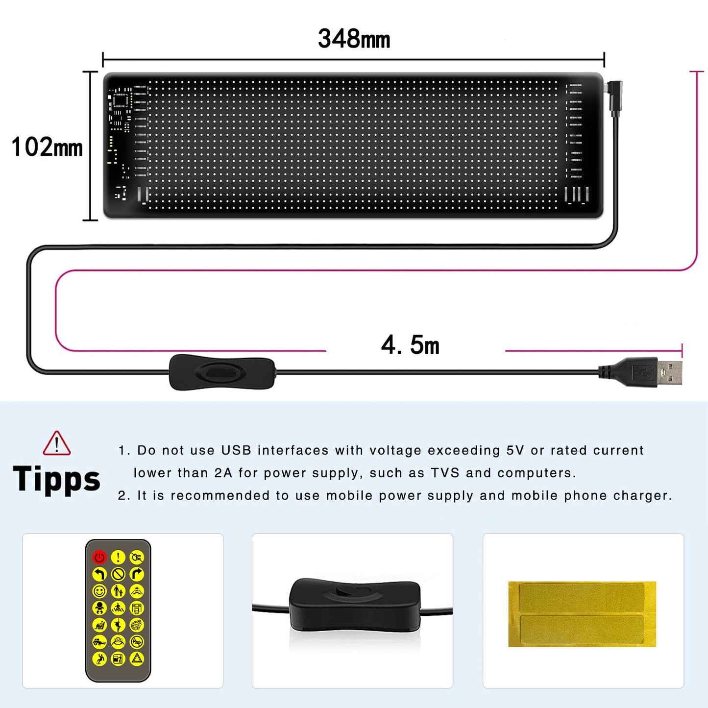 Car Dynamic LED Smart Colorful Eye Lamp Soft Screen - Hot Sale 50% Off