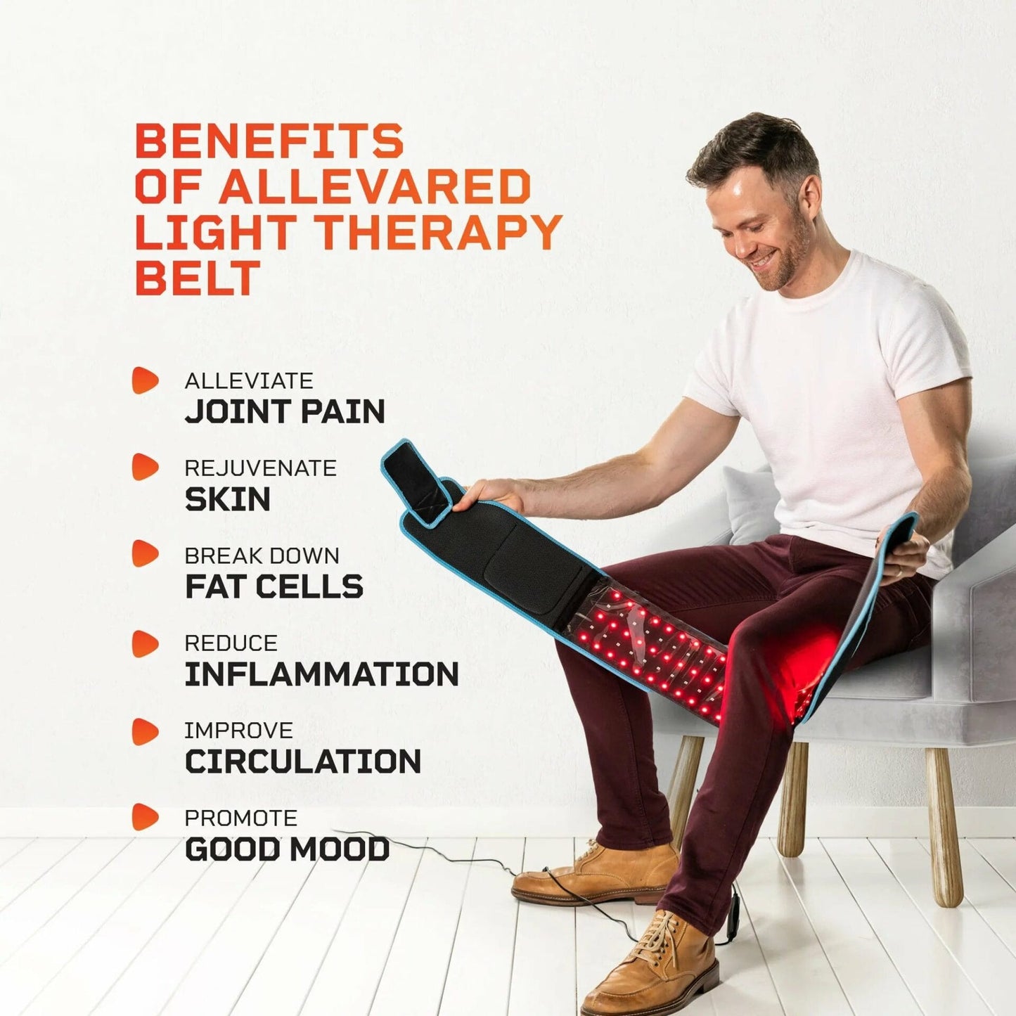 Pain Relief Red Light Therapy Belt - Hot Sale 50% Off