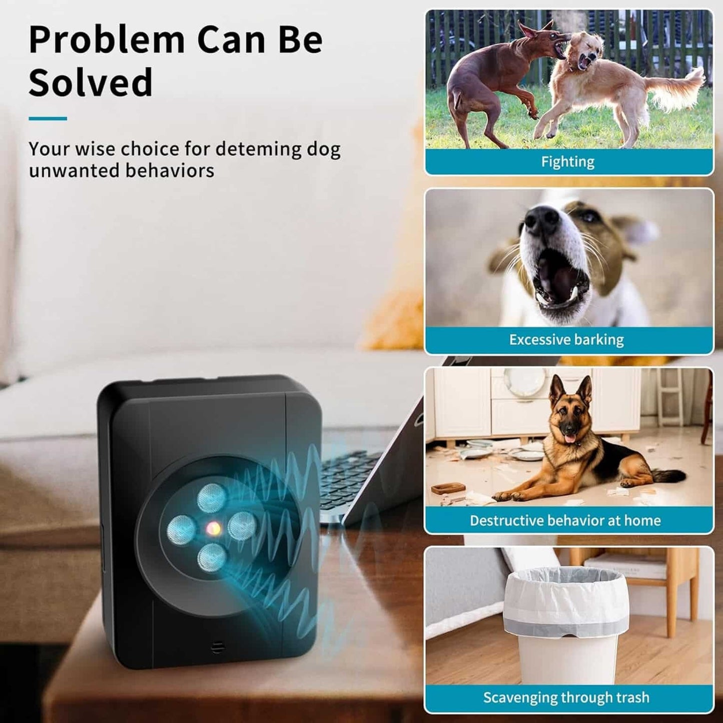 Powerful Ultrasonic Dog Bark Control Device for Ultimate Neighborhood Peace