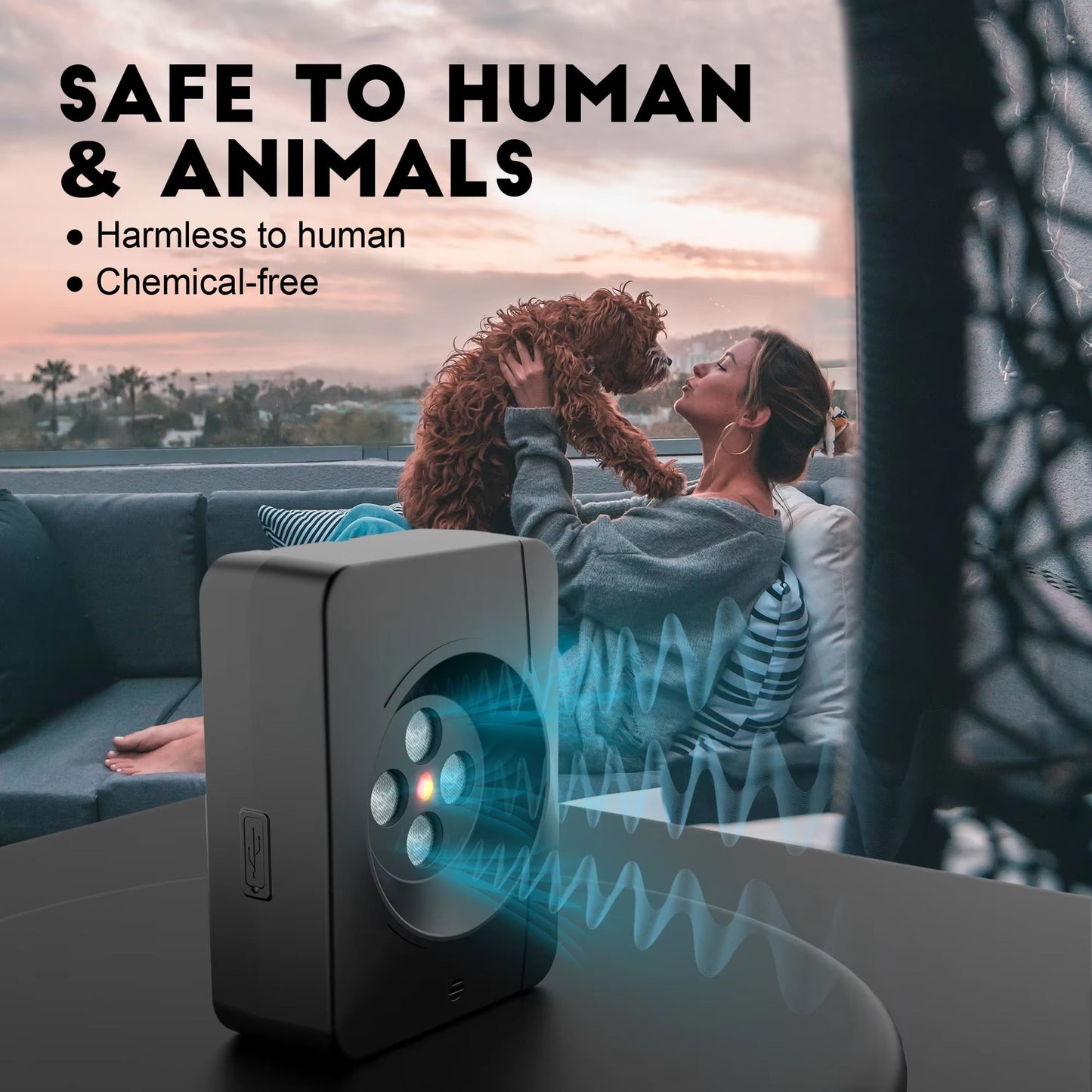 Powerful Ultrasonic Dog Bark Control Device for Ultimate Neighborhood Peace