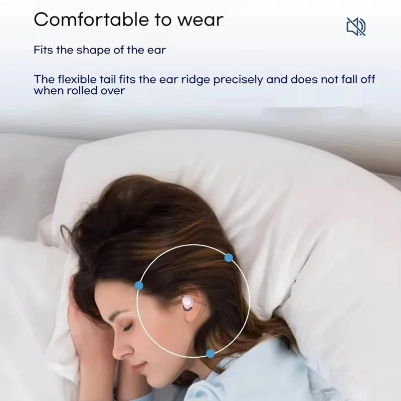 Sleep Soundly Through The Night With BudSnuji Silicone Earplugs