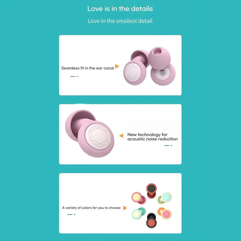 Sleep Soundly Through The Night With BudSnuji Silicone Earplugs