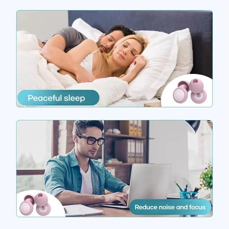 Sleep Soundly Through The Night With BudSnuji Silicone Earplugs