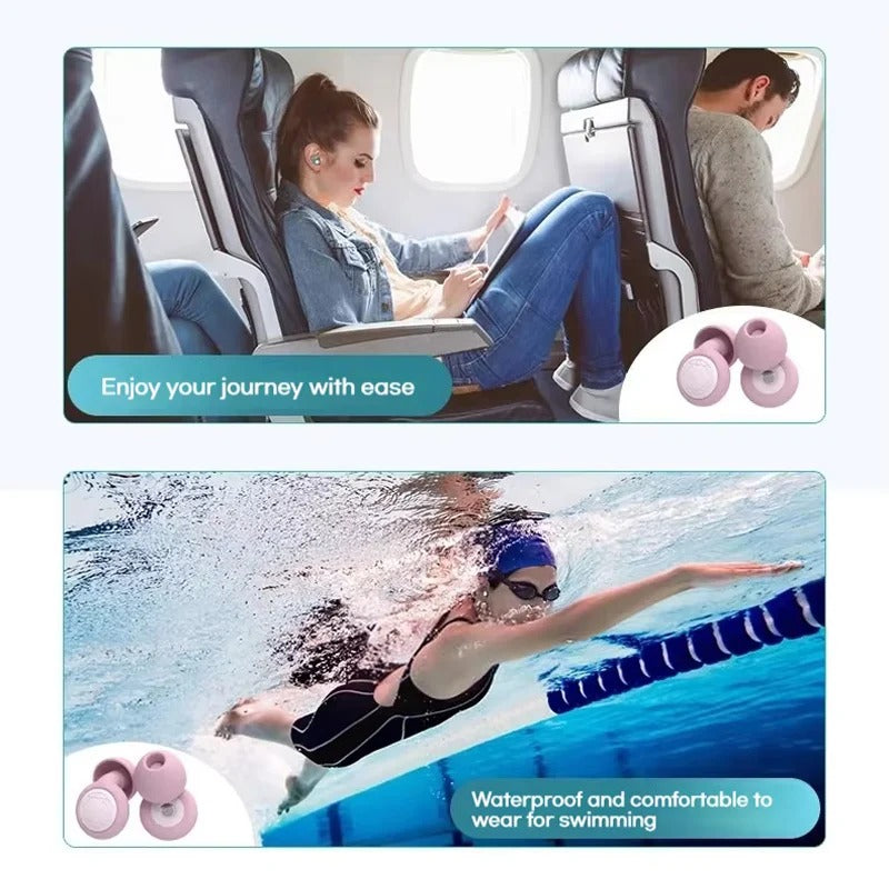 Sleep Soundly Through The Night With BudSnuji Silicone Earplugs