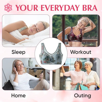 ElleBloom - Lace Buttonless Comfortable Bra - Last Day Sale 50% OFF