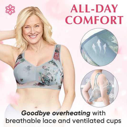 ElleBloom - Lace Buttonless Comfortable Bra - Last Day Sale 50% OFF