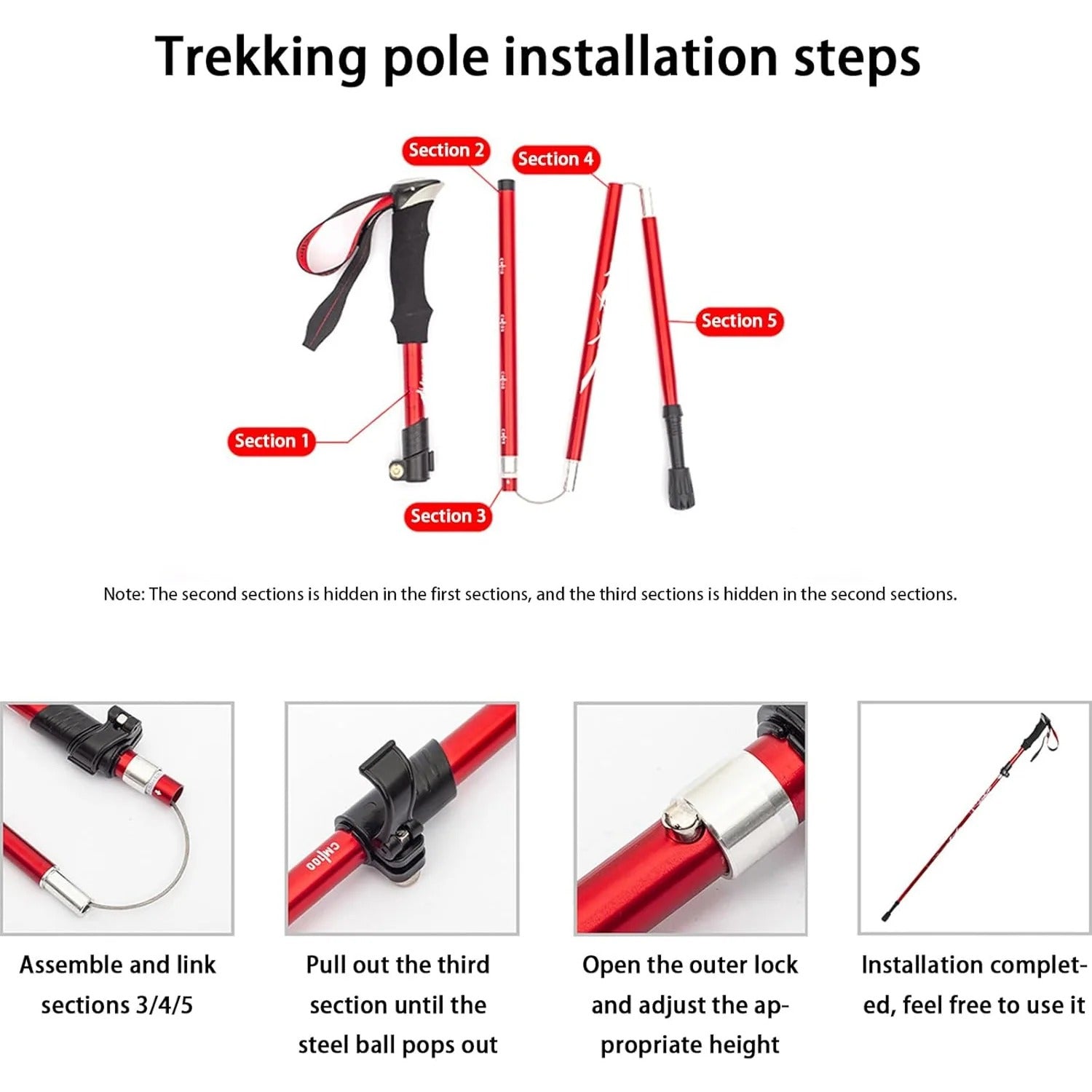 Professional-Grade Umio Collapsible Poles